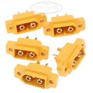 IOEFSGF69 5pcs XT60E Male Plug, Plastic AMASS XT60E Connector,  Yellow RC Accessories Mountable XT60
