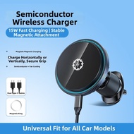 REMEX | Magsafe Wireless Car Charger 25W Cooling Fast Charging