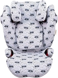 JANABEBE Car Seat Cover Compatible with Cybex Solution M and Pallas B - Fix (Raccoon)