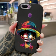 Casing hp For OPPO F9 F9 Pro A7x Realme 2 Pro U1 Case Cartoon Character Casing with HP Hat Round Fat