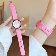 Wave Point Silicone Strap Suitable for Amazfit Bip6/Bip5 Unit White Wave Point Element Strap Suitabl