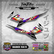 SUZUKI RAIDER 150 Fi ( STOCK DECALS 2023 )【ThaijutsuStickers】