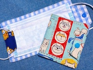 可重複使用口罩收納夾  防水方便 貓咪柴犬 成人小童款