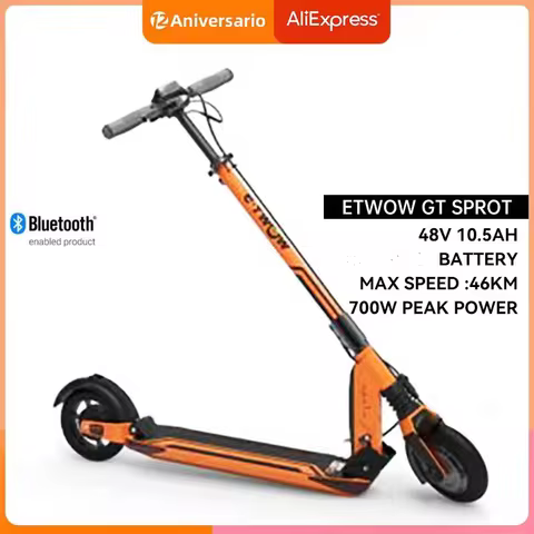 Original e-twow GT sport newest vesrsion 700w 48v 10.5ah battery electric scooter 46km speed