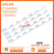 4PcsLED Backlight Strips เหมาะสำหรับ TCL L40E5800A-UD Light Bar 40HR330M07A1 4C-LB4007-HR2 LED TMT-4