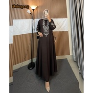 DREES SAVIRA VEST - GAMIS BORDIR WANITA MUSLIMAH FRIENDLY - MOTIF KEKINIAN