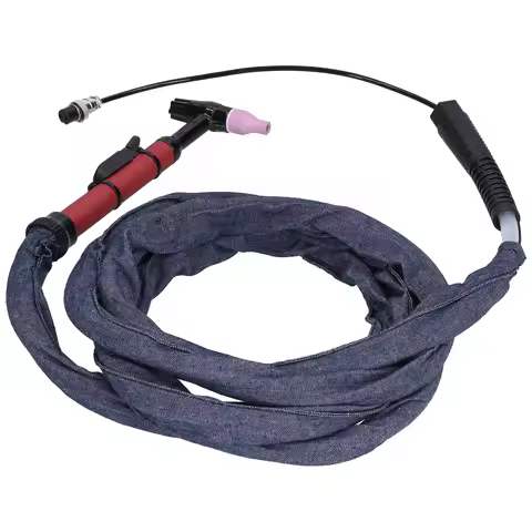 3.7m TIG Welding Torch Flexible Head Integrated Argon Arc Welder Gun M16 QQ150 Power Tools