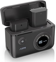 JYJZPB Upgraded Battery Fast Charger Case for Sony NP-FZ100 Battery, with 2 Pack NP-FZ100 Batteries 