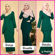 KOLEKSI BAJU KURUNG EMERALD GREEN 🔸BAJU BRIDESMAID EMERALD GREEN