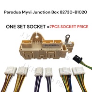 Original Perodua Myvi 82730-B1020 BLOCK ASSY PASSENGER JUNCTION BOX 7PCS Socket