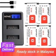 4pcs NP-BX1 NP BX1 Battery + Charger for Sony Cyber-shot RX1 RX100 RX100 IV WX300 H400 HX300HDR-AS10