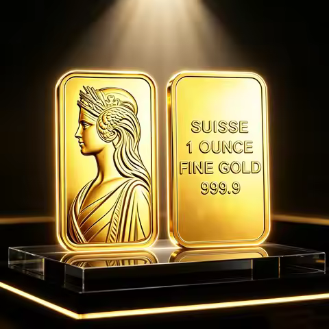 1oz Swiss Gold Bar Denver Nuggets German Gold Bullion 24k Gold Plated Gold Bullion Crafts Creative G