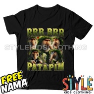 Children's T-shirts Children's Clothes Anomali Brr Brr Patapim Free Name/ T-shirts Children's Clothe