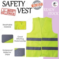 Reflective Safety Vest With High Visibility Safety Clothing Jaket Keselamatan Lelaki Perempuan