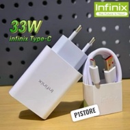 Infinix 33W Fast Charging Charger + Original Type C Data Cable
