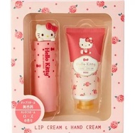 日本三麗鷗Kitty造型護唇膏+護手霜
