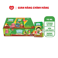 Thùng 48 Hộp Sữa SoCola Lúa Mạch KUN 110ml/hộp