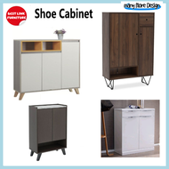 BEST LINK FURNITURE 3 Door/Glossy White/ Tall Shoe Cabinet /Shoe Rack/Storage