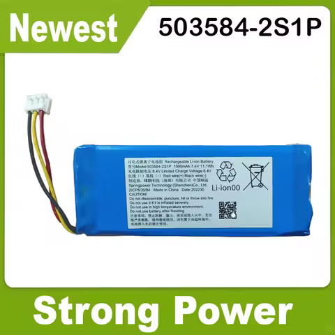 YDLBAT 7.4V 1500mAh Battery for 503584-2S1P