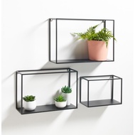 Rectangular Iron Plate Shelf - Wall Shelf - Wall Decoration