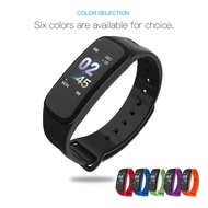 ✌ C1 Plus Smart Bracelet Color Screen Blood Pressure Fitness Tracker Heart Rate Monitor Smart Band Sport for Android IOS