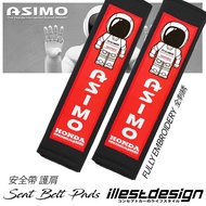 Autosports Seatbelt Shoulder Pads : Asimo Design. CIVIC FD2R FK8R FK2R FN2R FIT GK5 FREED ACCORD CL7