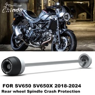 Motorcycle Rear wheel Spindle Crash Protection For Suzuki SV650 SV650X SV 650 SV 650X 2018-2024