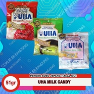 UHA MILK CANDY 51GR HALAL, PERMEN SUSU UHA  GREEN TEA STRAWBERRY 42 GR T