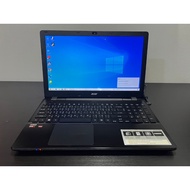 Second-Hand Notebook Acer Aspire E5-551G With Separate Card 8gb Ram ssd 120gb+hhd 500gb Games Easy T