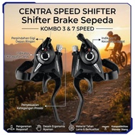 Bicycle Gear Shifter Brake 3 and 7 Speed 2 PCS