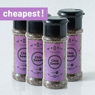 Organic Chia Seeds CLEAN EAT 50g I Superfood I High Fiber I Omega 3 I Promotes weight loss I Ready t