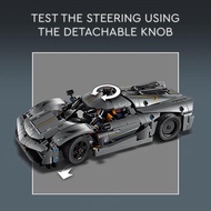 LEGO Technic 42173 Koenigsegg Jesko Absolut Grey Hypercar (801 Pieces)
