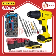 STANLEY CORDLESS DRILL W/IMPACT 12V (SCH121S2-B1)/ IMPACT TOOLS DRILL DRIVER