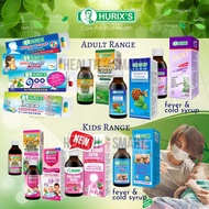 Hurix's Ubat Batuk / Hurix's Fluaway  / 900 Flucold / 1000 Cold Fever / Hurix's Sirap Gamat & Madu P