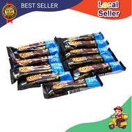 (11pcs) Snek Nabati Ahh' Richoco Chocolate Coated Snack Biscuit Nabati, Snek Nabati Coklat