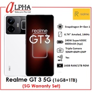 Realme GT 3 5G (16GB+1TB) *FREE GIFT* | 240W SuperVOOC Charge | 4600mAh Battery | 50MP AI Camera | 1