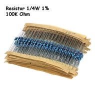 10pcs Resistor 0.25Watt - 100K 120K 150K 180K 200K 220K 270K 300K 330K 390K 470K 510K 560K 680K 820K