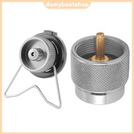 2Pcs Gas Cartridge Head Conversion Adapter Butane Gas Adapter with Bracket