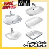 Vera Ceramica Basins - Origine Collection Glossy White Color Counter Top