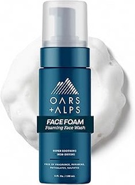 Oars + Alps Gentle Foaming Face Wash and Moisturizer, Dermatologist Tested Skin Care Infused with Pr