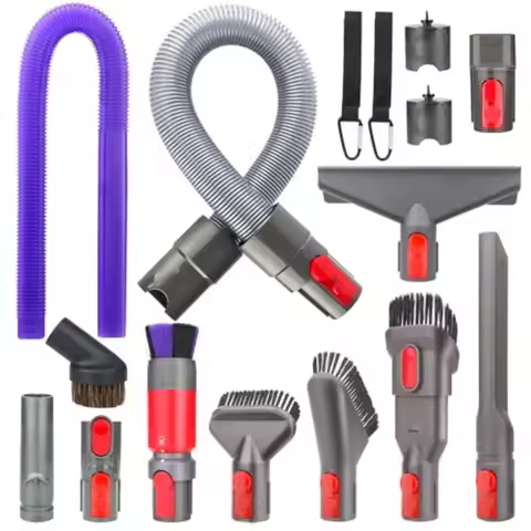 Attachment Kits for Dyson Vacuum CleanerHose Crevice Tool Dryer Lint Vac Attachment for Dyson V15 V1