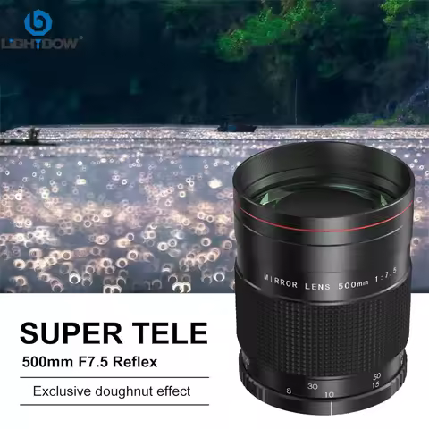 Lightdow Telephoto Lens Mirror Lens for Canon EF Manual Lens EOS R1 Rebel T8i T7i T7 T6i T3i SL3 90D