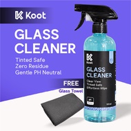 Koot Glass Cleaner Tinted Safe Pencuci Cermin Kereta Streak-Free Interior Car HD Glass Window Spray