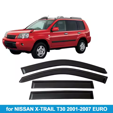 Window Visor for NISSAN X-TRAIL T30 2001-2007 EURO Rain Guard Side Vent Deflector Weathershield Outs