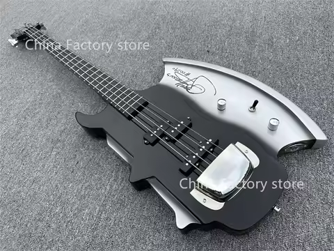 In stock！Forestwind guitar Gene SIMMON Axe 4 strings Bass Electric musical instrument shop Real pict
