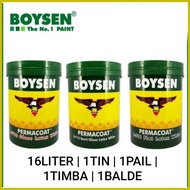 ✒ ✁ ✅ BOYSEN PERMACOAT FLAT | SEMI-GLOSS | GLOSS (PAIL | BALDE | TIMBA) LATEX WHITE PINTURA PANG PA