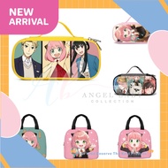 Angel Baby Kids Anime Spy X Family Lunch Bag Pencil Case Budak Beg Bekas Makan Pensil Case 可爱动漫饭盒袋笔盒