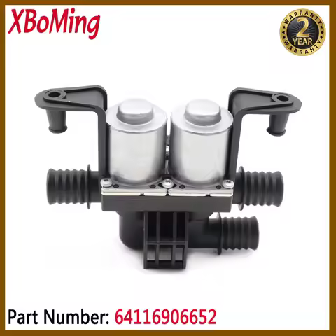 Car Heater Control Valve Solenoid 64116906652 For BMW E60 E63 E65 E66 535i 535i xDrive 535xi 545i 55