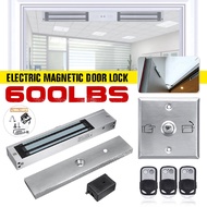 DC12V AC100-240V 50/60Hz 280KG 600LB System Wired Electric Magnetic Access Door Lock & 3 Remote