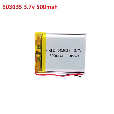 3PCS 503035 3.7v 500mah Lithium Polymer Battery 3 7V Volt Li Po Ion Lipo Rechargeable Batteries for
